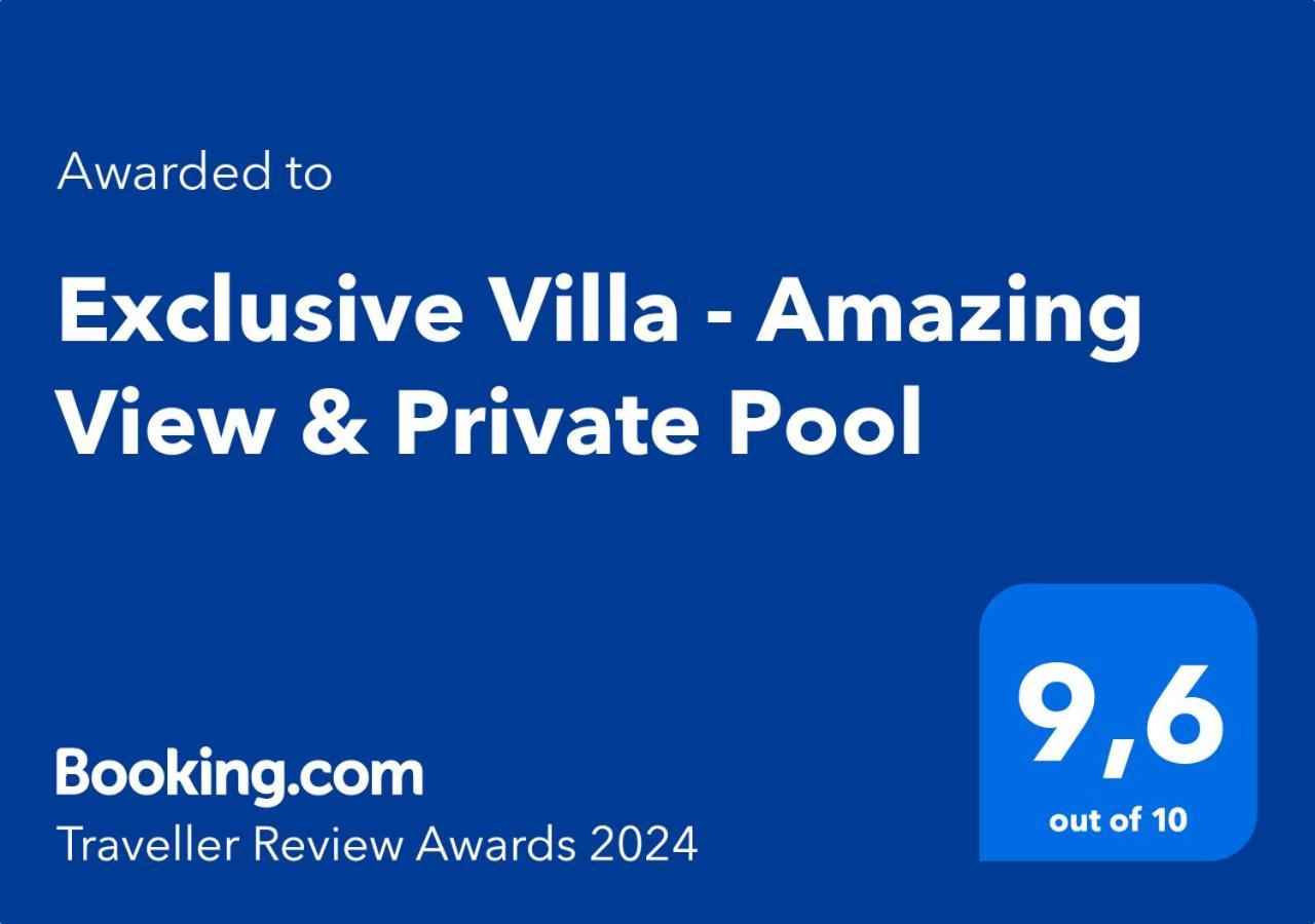 Exclusive Villa - Amazing View & Private Pool Agia Triada 外观 照片