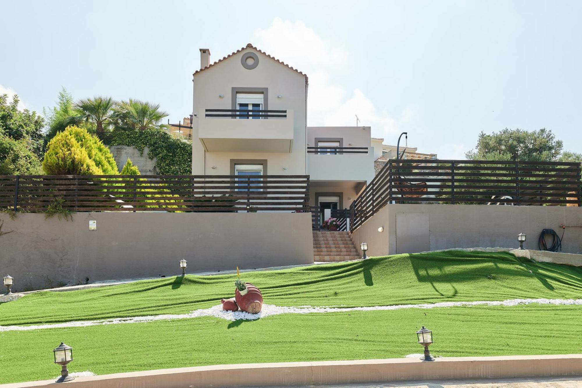 Exclusive Villa - Amazing View & Private Pool Agia Triada 外观 照片