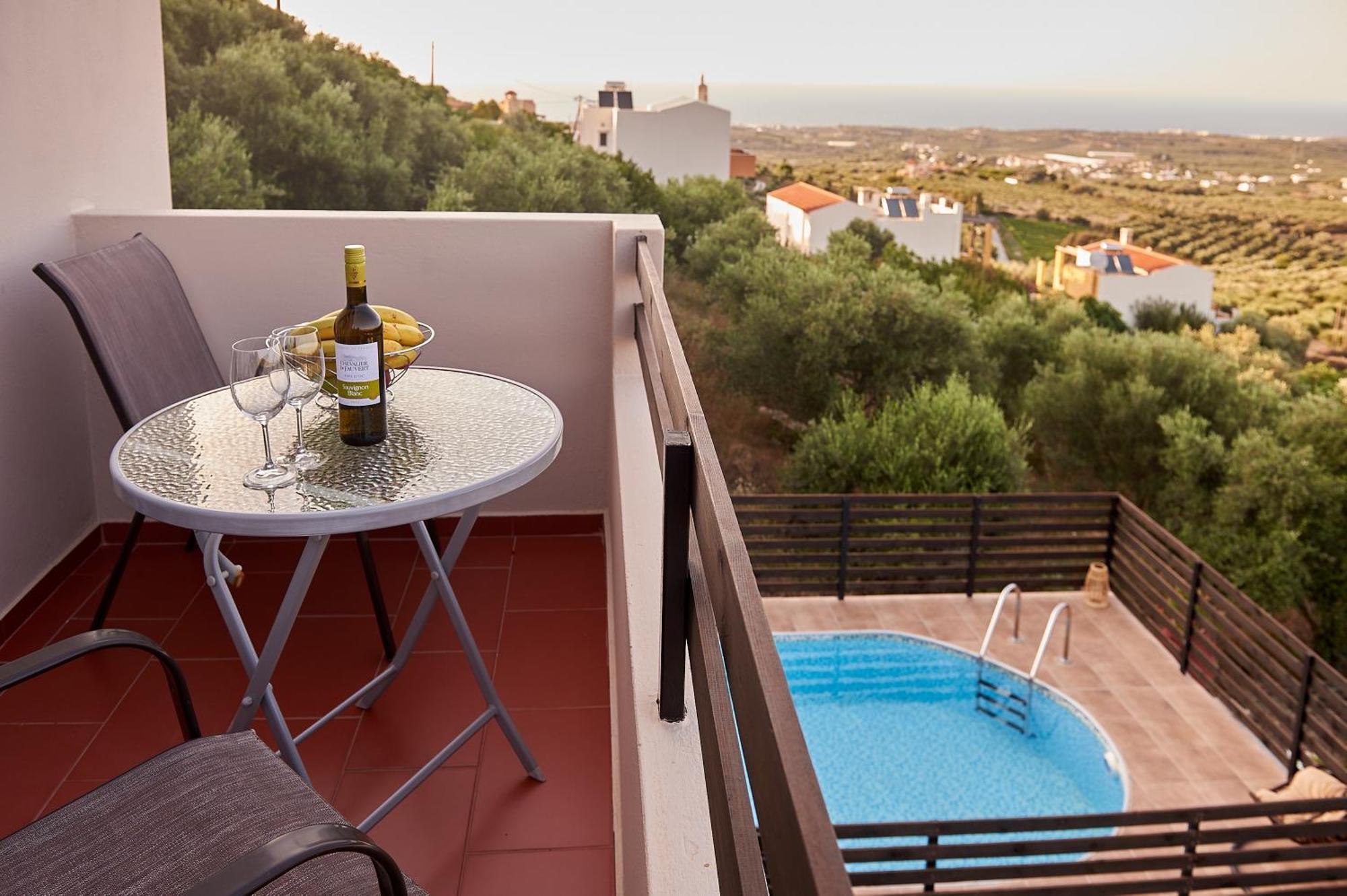 Exclusive Villa - Amazing View & Private Pool Agia Triada 外观 照片
