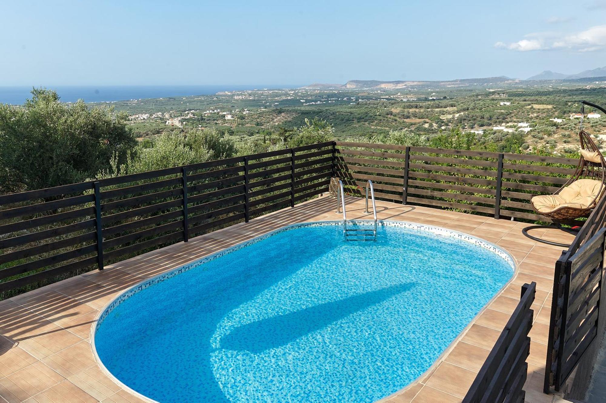 Exclusive Villa - Amazing View & Private Pool Agia Triada 外观 照片