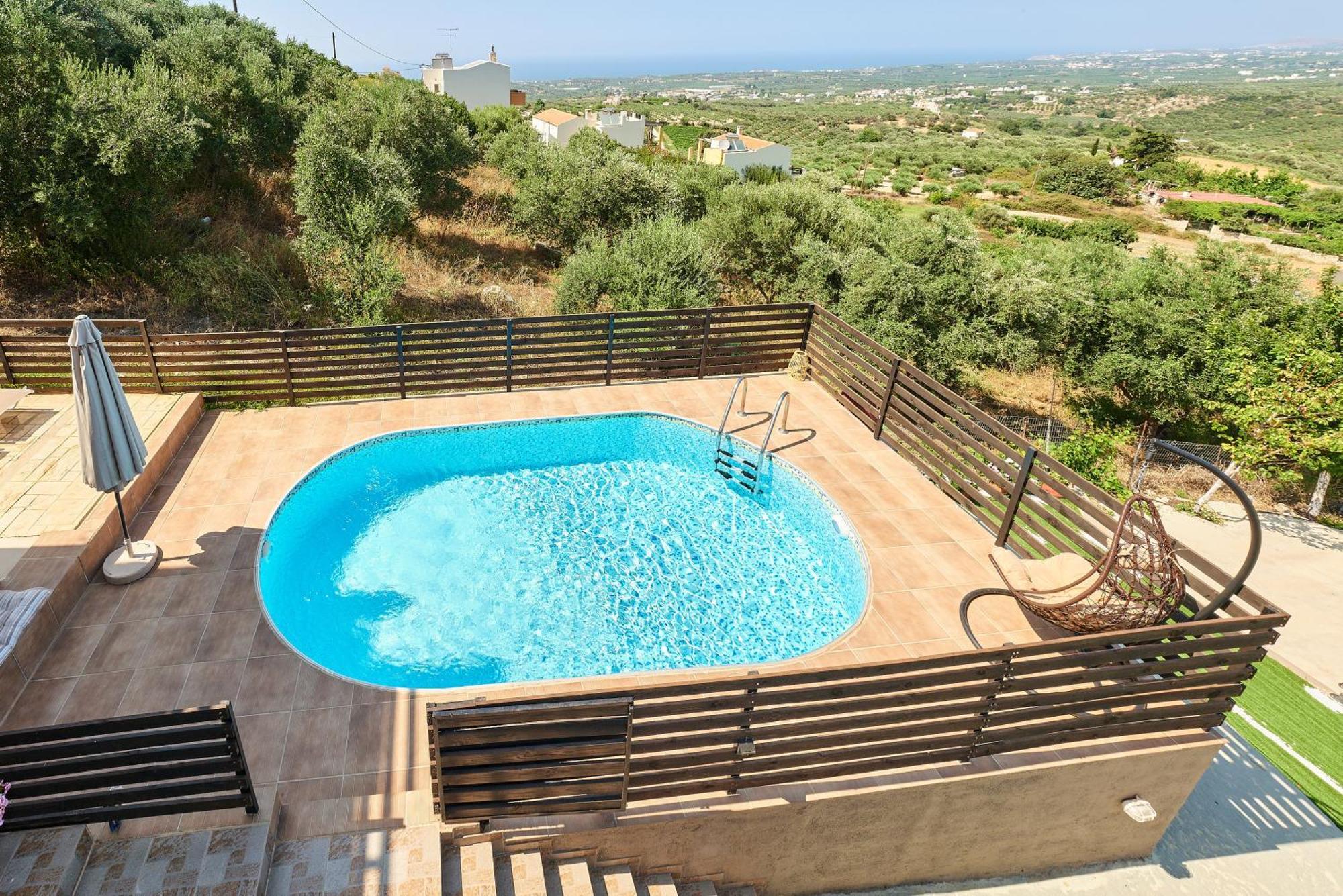 Exclusive Villa - Amazing View & Private Pool Agia Triada 外观 照片