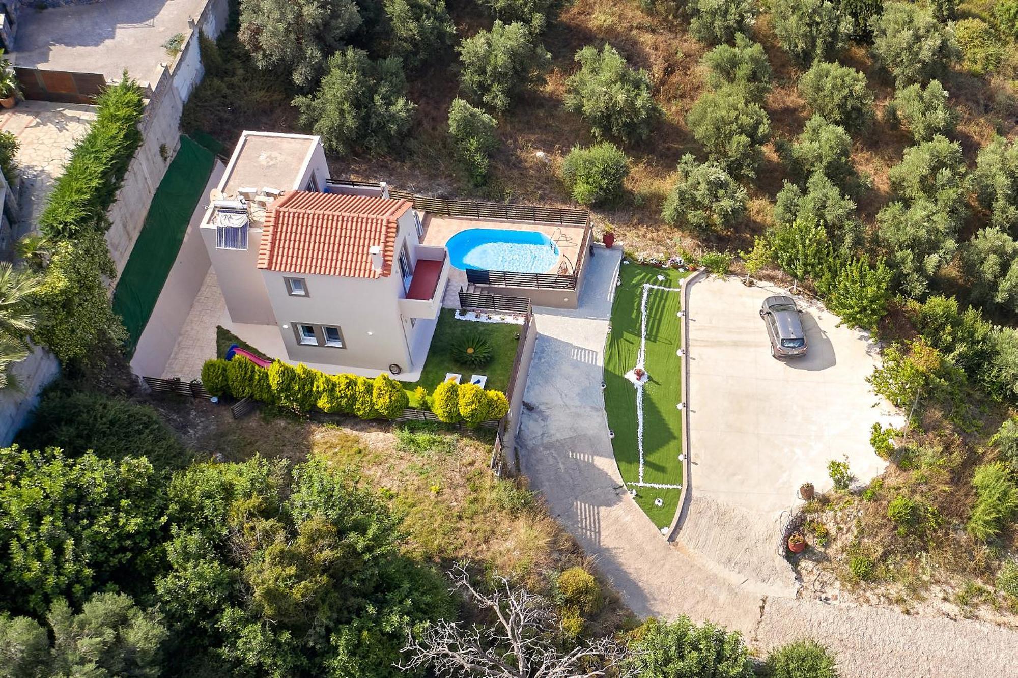 Exclusive Villa - Amazing View & Private Pool Agia Triada 外观 照片